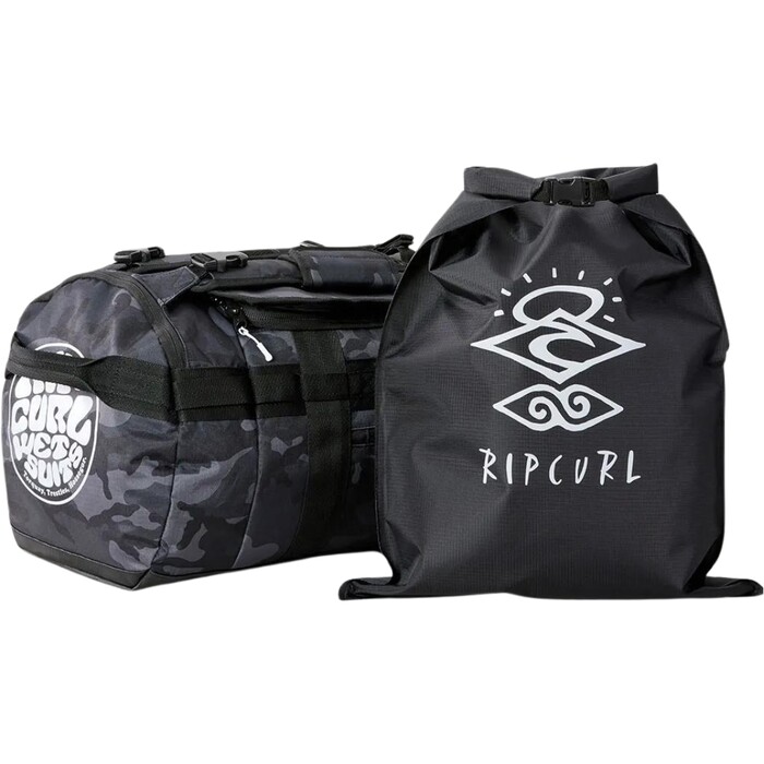 2024 Rip Curl Search Duffle 45L Camo 01FMTB - Black / Grey